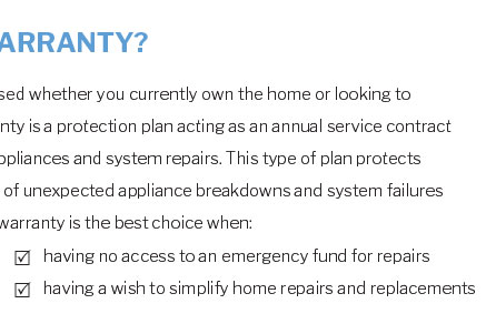 home warranty sitka